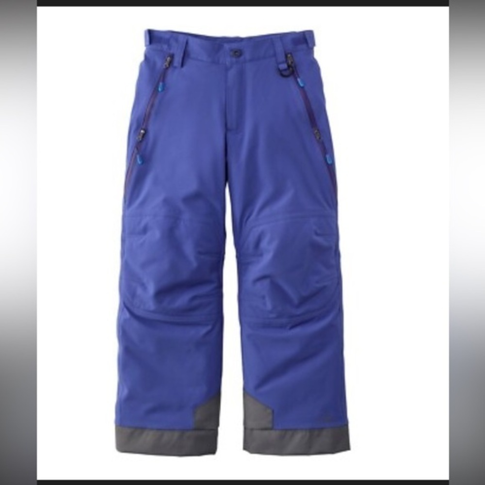 LL BEAN Kids' Waterproof Patroller Ski Pants Size 10